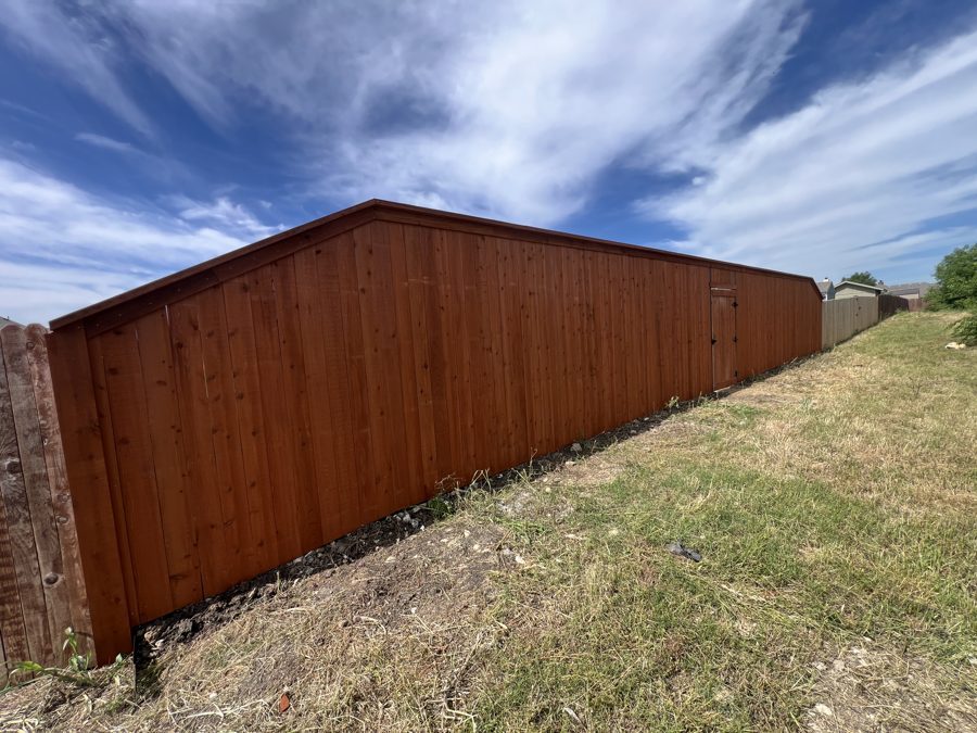 Cedar wood privacy fence North Dallas DFW