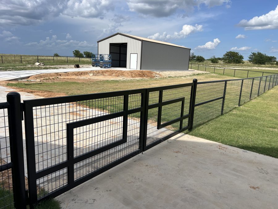Custom driveway gate North Dallas DFW